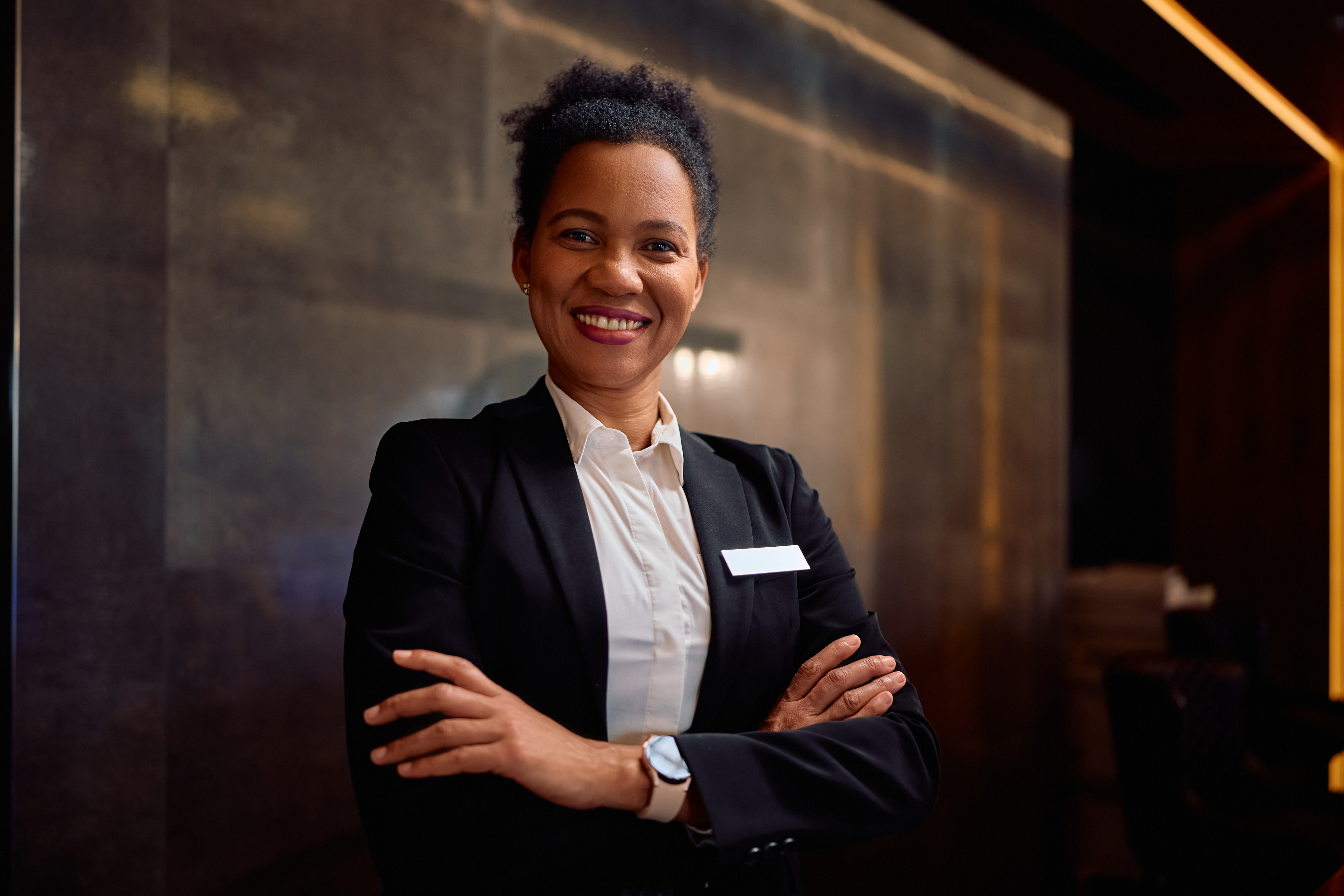 A residential concierge at One Bishopsgate Plaza