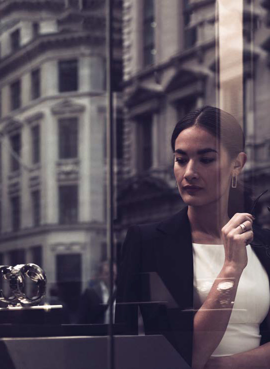 A resident at One Bishopsgate Plaza in the City of London